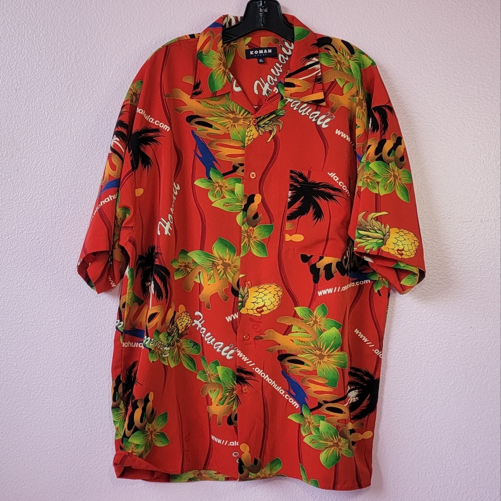 Koman sport Hawaiian shirt/ XL.